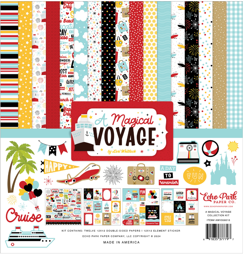 Echo Park 12x12 A Magical Voyage Collection Kit {B623}