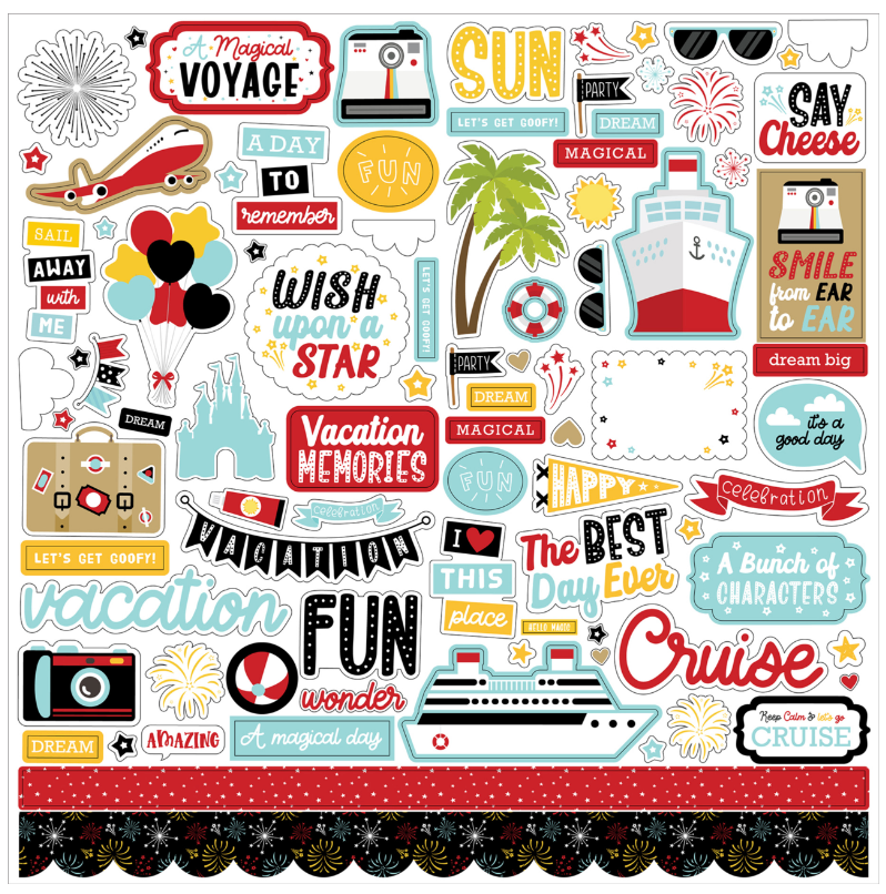Echo Park 12x12 A Magical Voyage Collection Kit {B623}