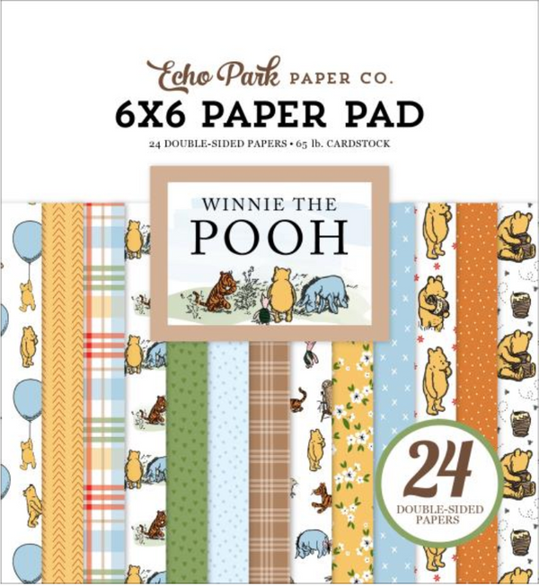 Echo Park 6x6 Winnie the Pooh Paper Pad {C502}