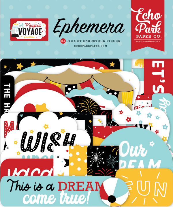 Echo Park Magical Voyage Icons Ephemera