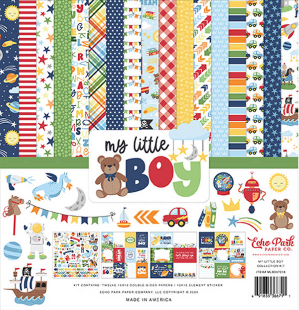 Echo Park 12x12 My Little Boy Collection Kit {C420}