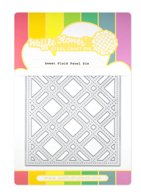 Waffle Flower Sweet Plaid Panel Die {B301}