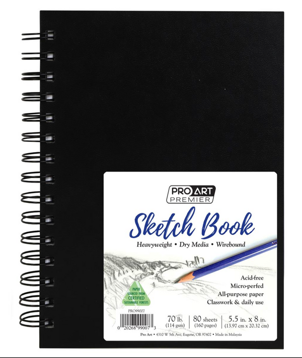 Pro Art Premier 5.5x8 Sketch Book {B117}