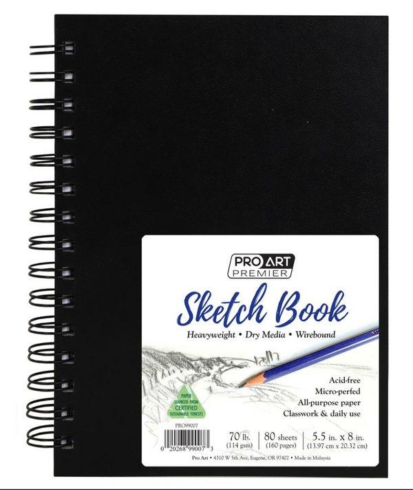 Pro Art Premier 5.5x8 Sketch Book {F215}