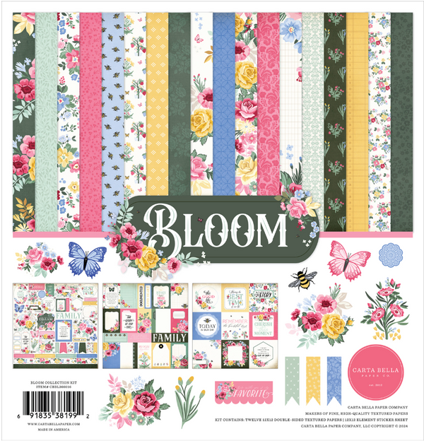 Carta Bella 12x12 Bloom Collection Kit {C12}