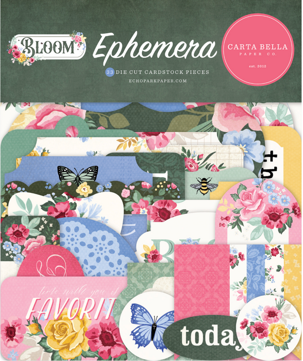 Carta Bella Bloom Icons Ephemera {D137}