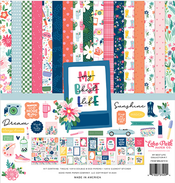 Echo Park 12x12 My Best Life Collection Kit {B317}