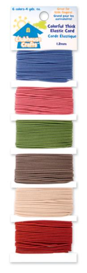 Sulyn Clubhouse Crafts 1.2MM Colorful Thick Elastic Cord {K23}