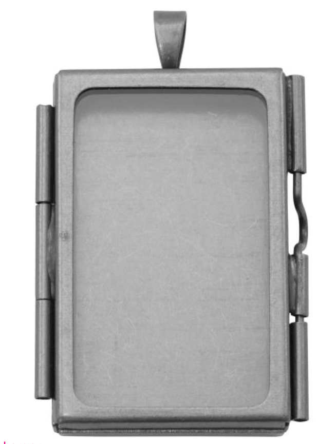 Tim Holtz Rectangle Frame Assemblage Locket {G137}