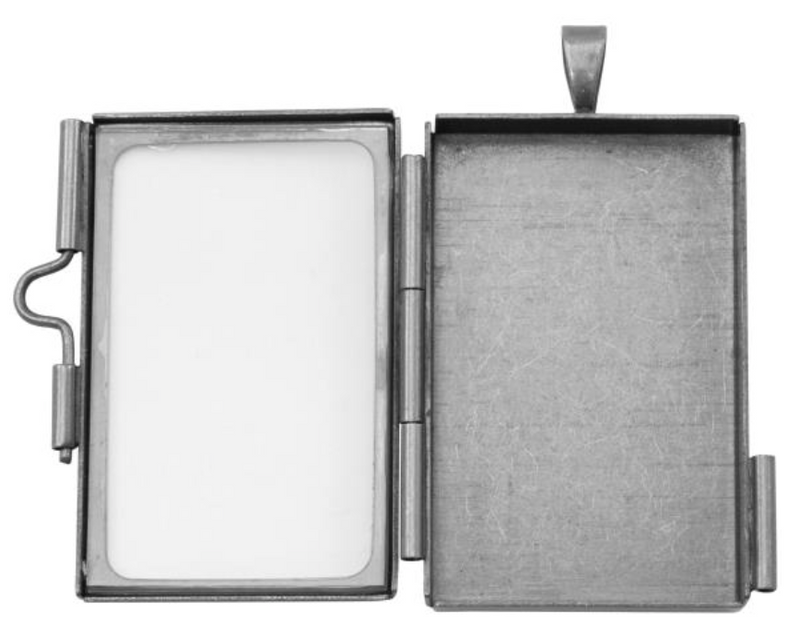 Tim Holtz Rectangle Frame Assemblage Locket {G137}