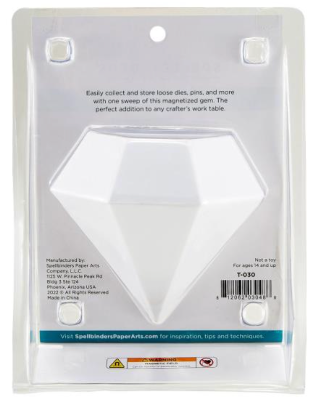 Spellbinders Main Attraction White Magnetic Storage Tool {K118}