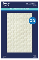 Spellbinders Simon Hurley Woven 3D Embossing Folder {X106}