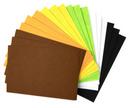 Cousin DIY 6x9 Bold Colors Adhesive Back Stiff Felt Sheets