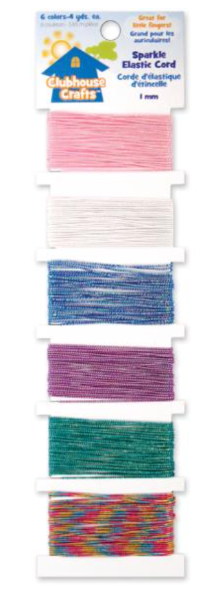 Sulyn Clubhouse Crafts 1MM Sparkle Elastic Cord {K24}