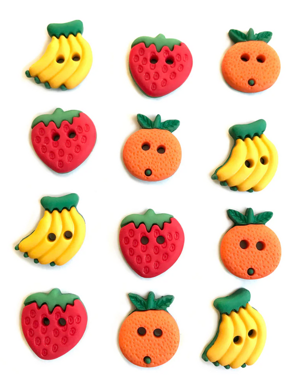 Buttons Galore Summer Fruit Buttons {G48}