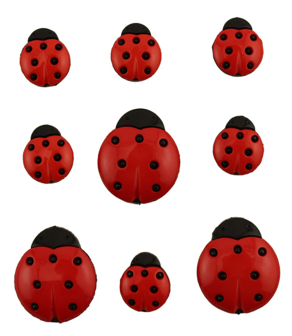 Buttons Galore Ladybugs Buttons {G46}