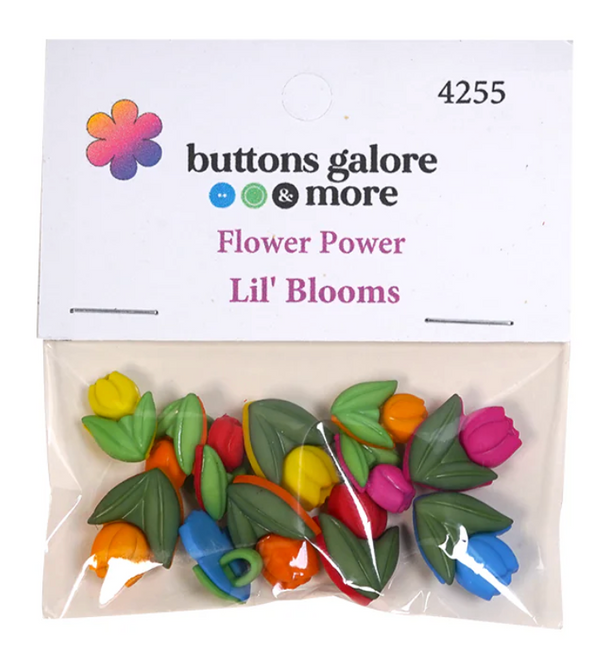 Buttons Galore Lil Blooms Buttons {G40}
