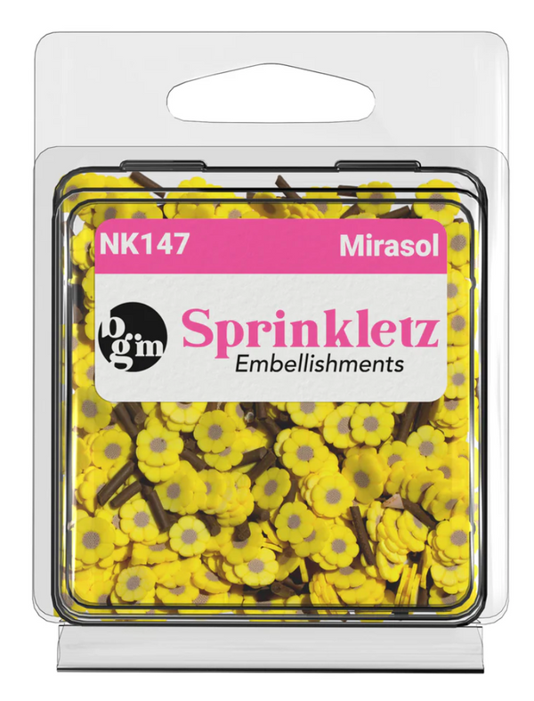 Buttons Galore Mirasol Sprinkletz Embellishments {D121}