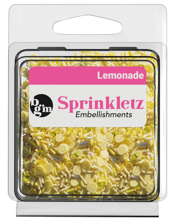 Buttons Galore Lemonade Sprinkletz Embellishments {D111}
