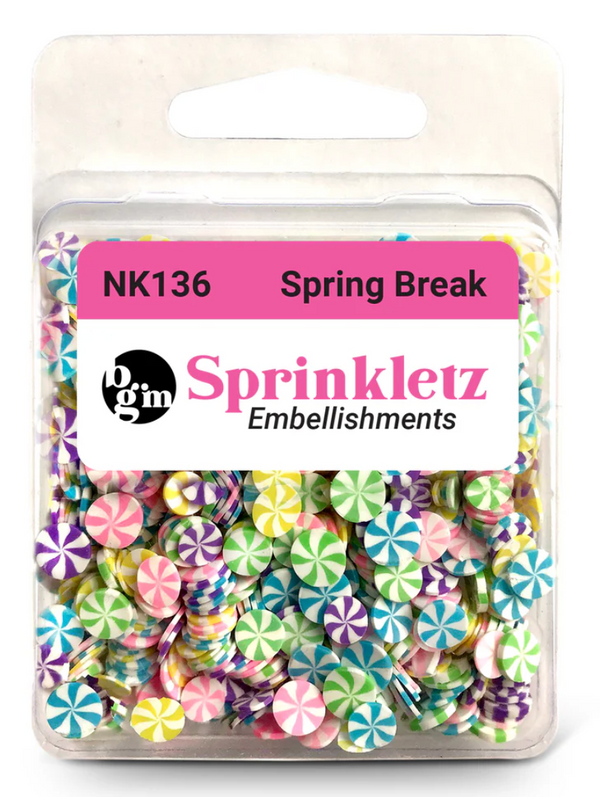 Buttons Galore Spring Break Sprinkletz Embellishments {D127}