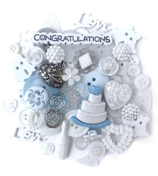Buttons Galore Wedding Value Pack Buttons {F122}