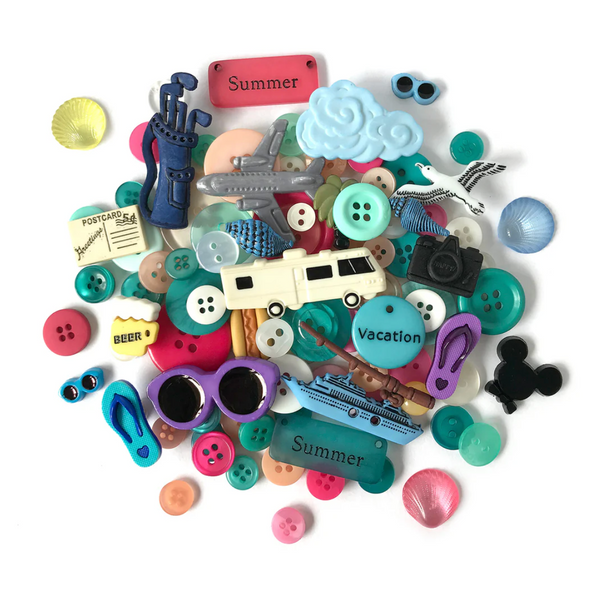 Buttons Galore Vacation Value Pack Buttons {F116}
