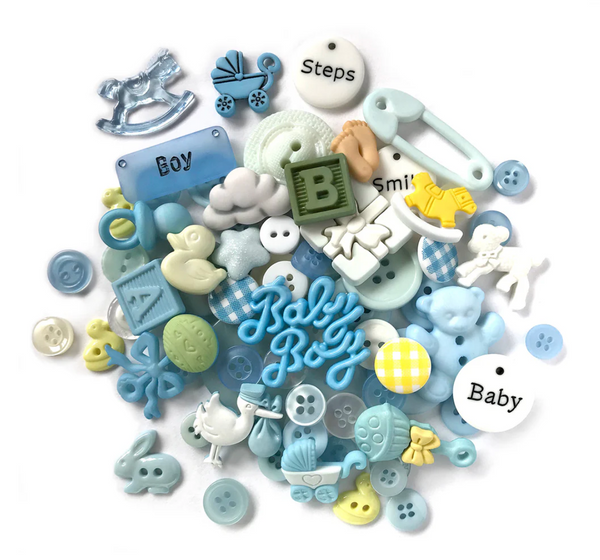 Buttons Galore Baby Boy Value Pack Buttons {F718}