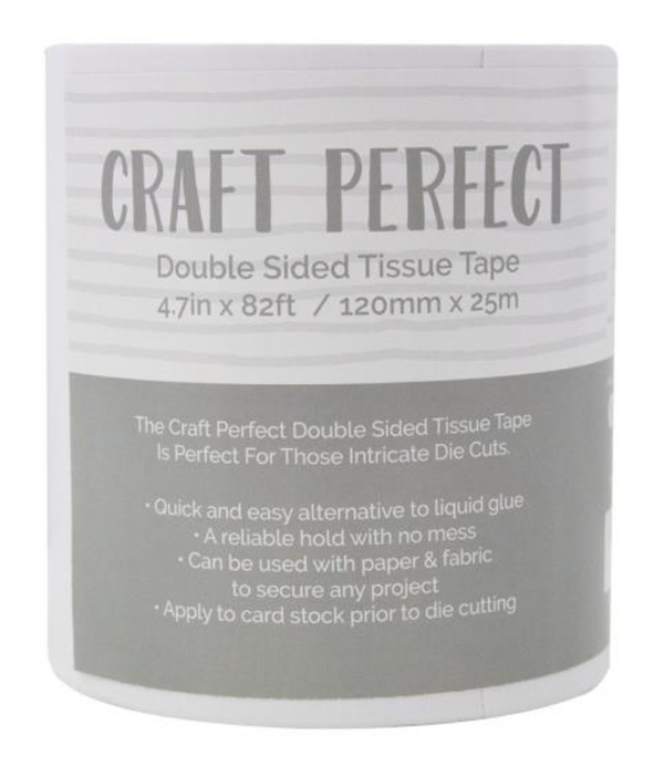 Craft Perfect 4.7" Clear Double-Sided Tissue Tape {G153}