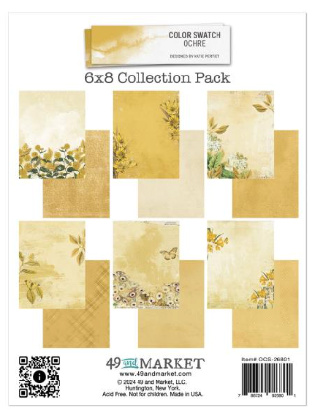 49 and Market 6x8 Color Swatch Ochre Collection Kit {F707}