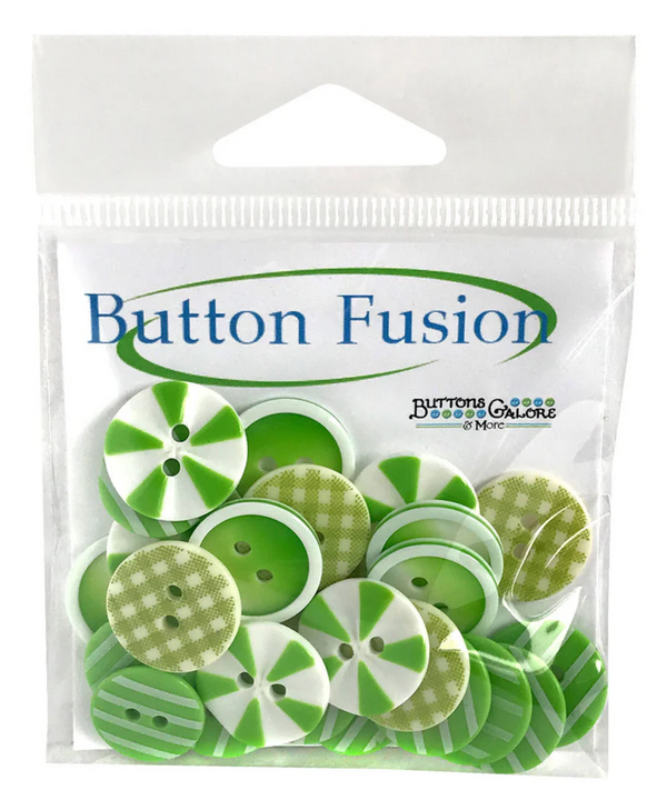 Buttons Galore Lime Lite Buttons {G127}