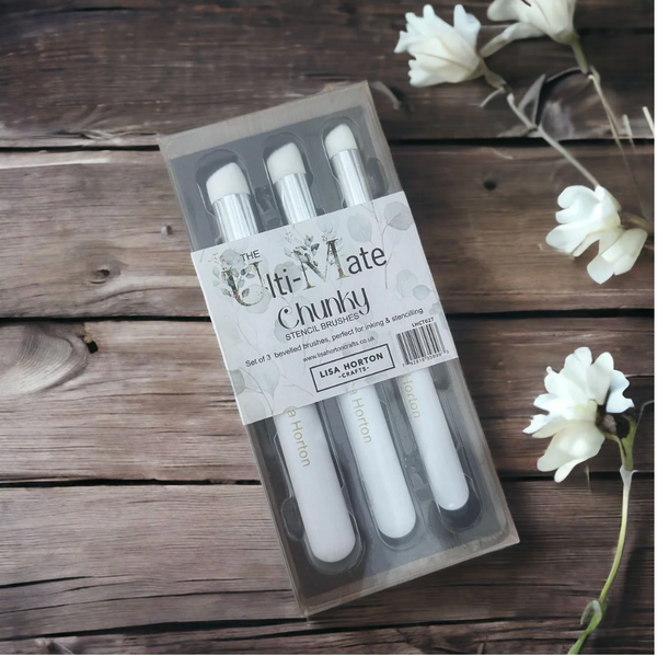 Lisa Horton Crafts Chunky Stencil Brushes {C218}