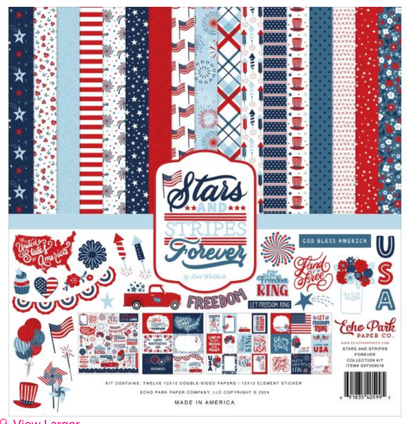 Echo Park 12x12 Stars & Stripes Forever Collection Kit {B202}