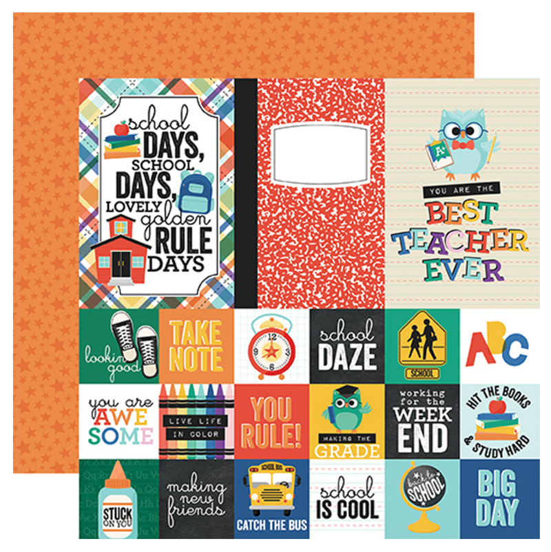 Echo Park 12x12 Off to School Collection Kit {B320}