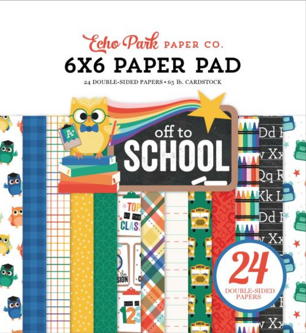Echo Park 6x6 Off to School Collection Kit {C318}