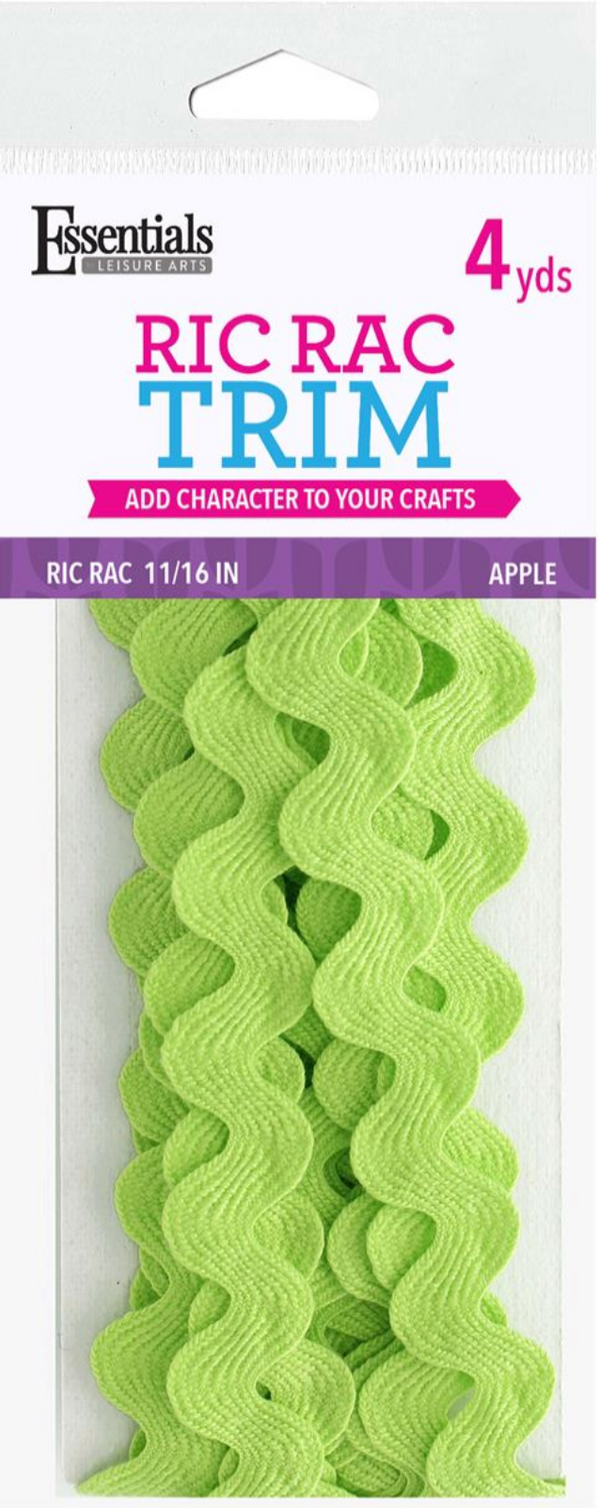 Leisure Arts Essentials Apple 11/16" Ric Rac {G147}