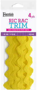 Leisure Arts Essentials Yellow 11/16" Ric Rac