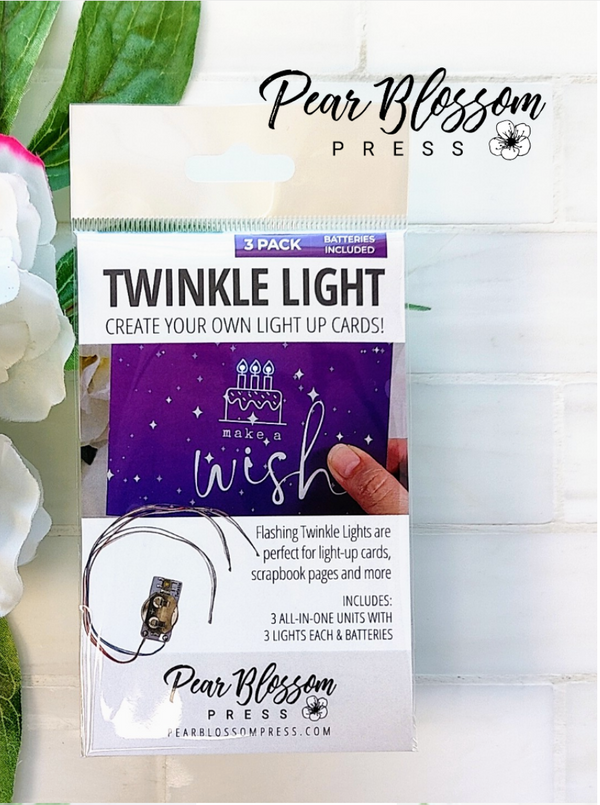 Pear Blossom Press Twinkle Light 3Pk {G198}