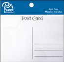 Paper Accents 4.25x 5.5 White Post Cards {D107}