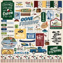 Carta Bella 12x12 Gone Fishing Collection Kit