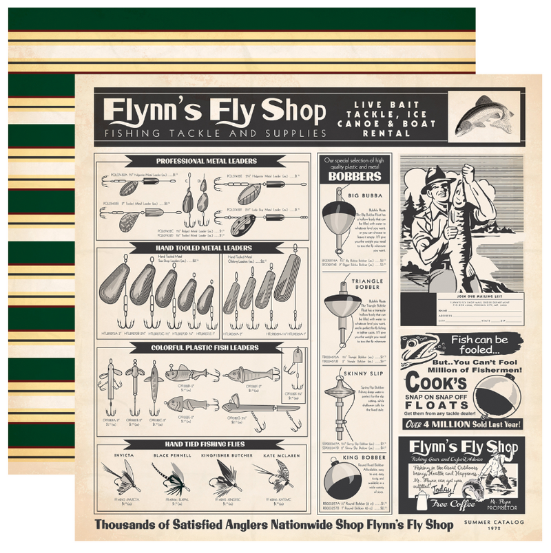 Carta Bella 12x12 Gone Fishing Collection Kit {B512}