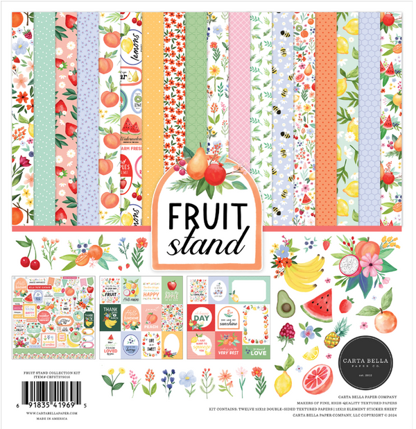 Carta Bella 12x12 Fruit Stand Collection Kit {B611}