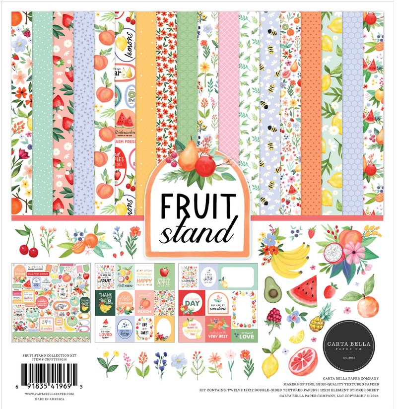 Carta Bella 12x12 Fruit Stand Collection Kit