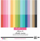 Bella Blvd Besties 12X12 Rainbow Gingham & Stripes Collection Kit {B106}
