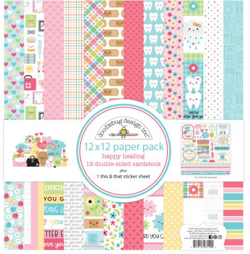 Doodlebug Design 12X12 Happy Healing Collection Kit {B508}