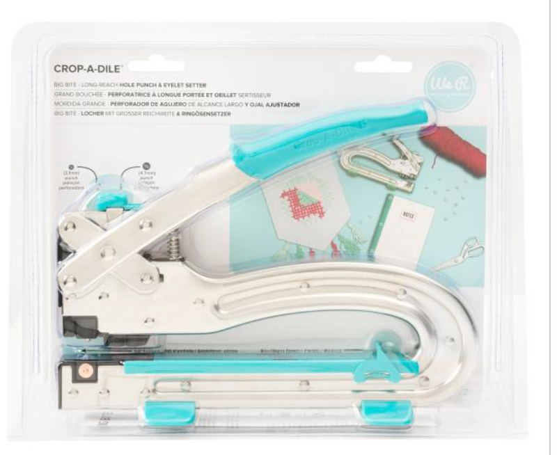 We R Memory Keepers Crop-A-Dile II Big Bite Punch {H121}