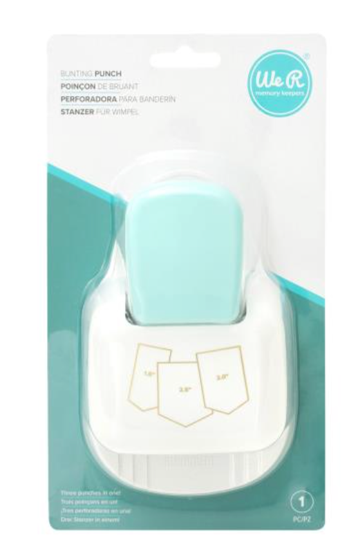 We R Memory Keepers 3-In-1 Punch Bunting Punch {K111}