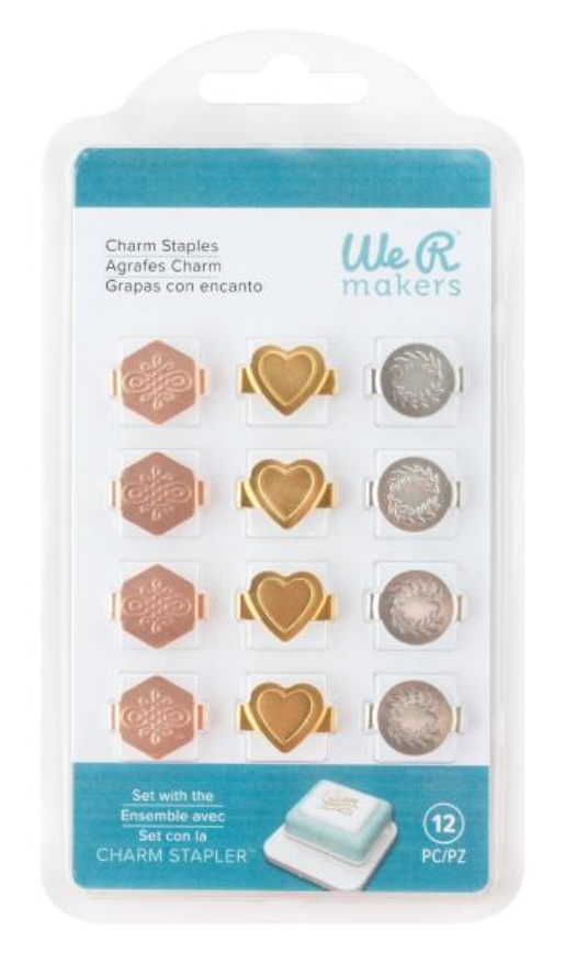 We R Makers Metallic Multi Shape Charm Staples {F303}