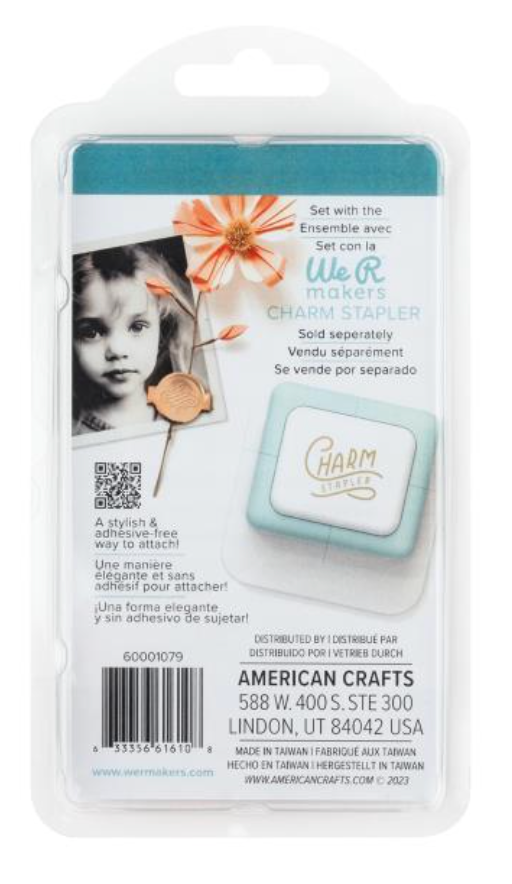 We R Makers Metallic Multi Shape Charm Staples {F303}