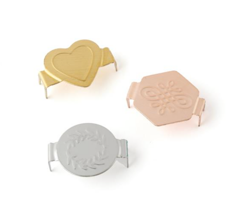 We R Makers Metallic Multi Shape Charm Staples {F303}