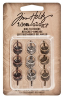Tim Holtz Idea-Ology .25" Metal Rings W/Brad Fasteners {G02}